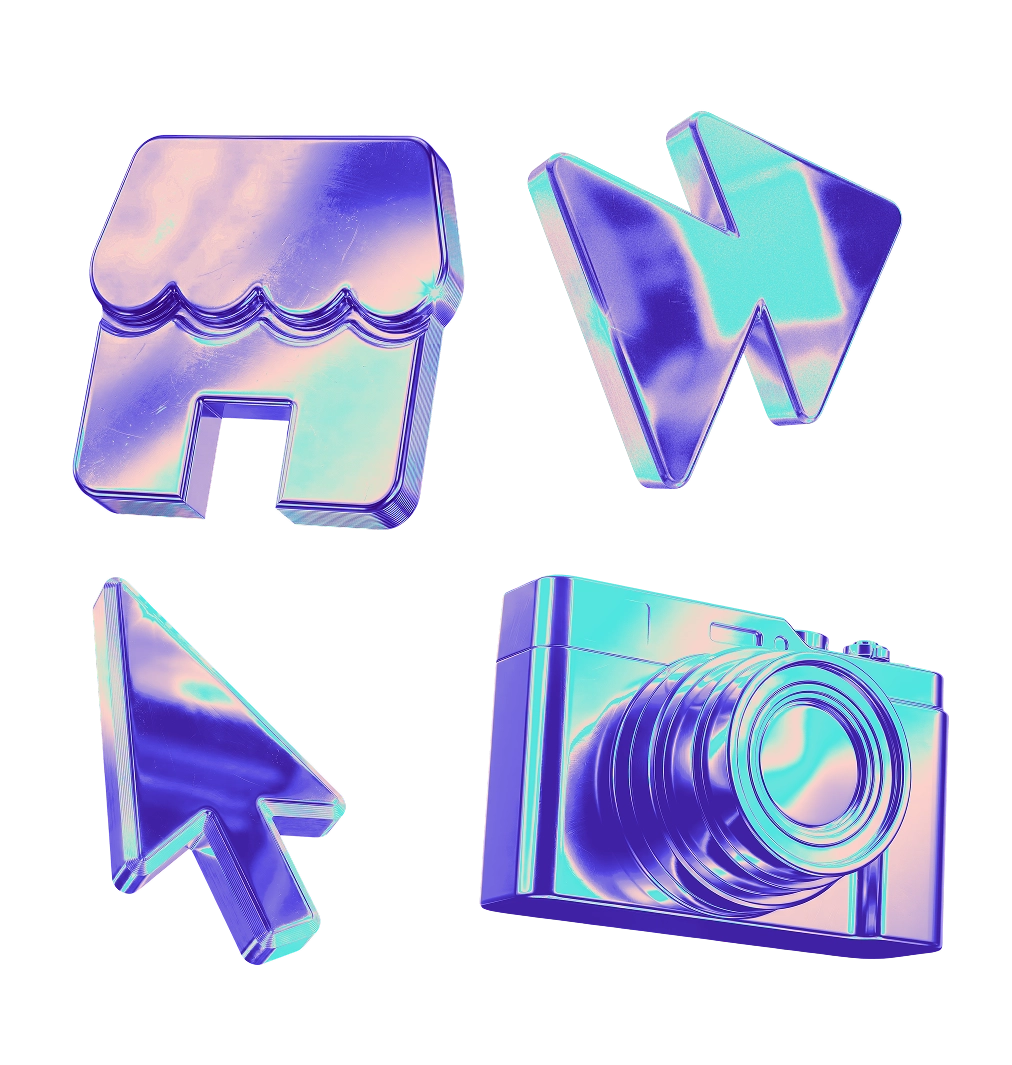 Hero Section 3D Elements